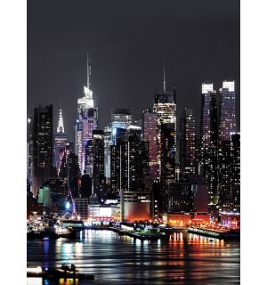 Fotomurale: New York di notte (2) - 254x184 cm