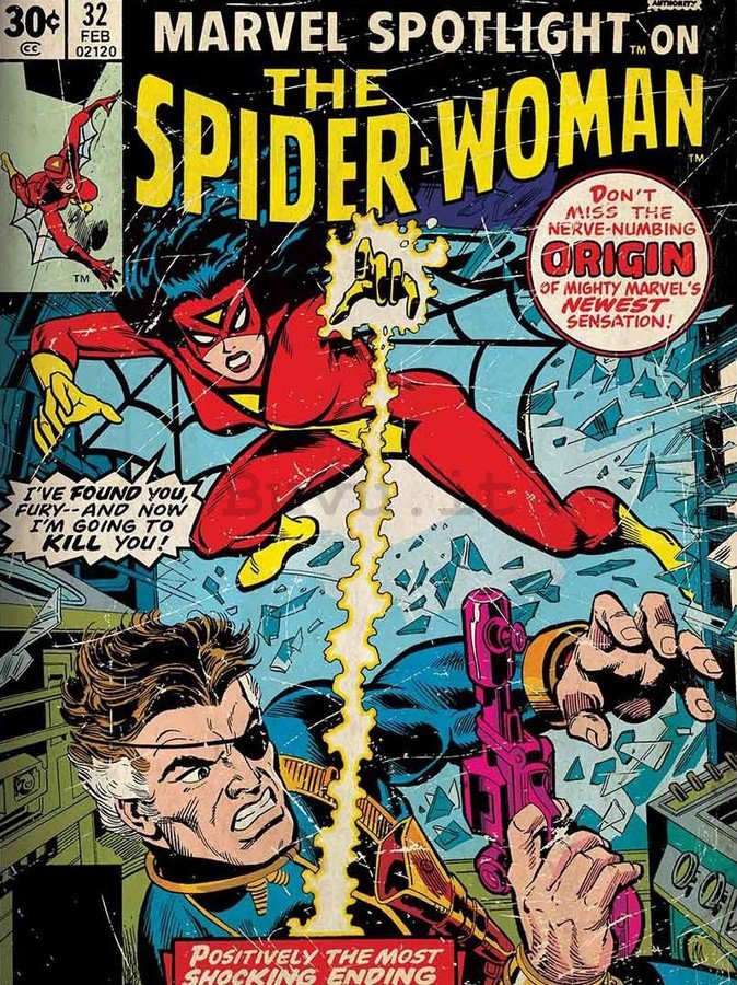 Quadro su tela: The Spider-Woman (comics) - 75x100 cm