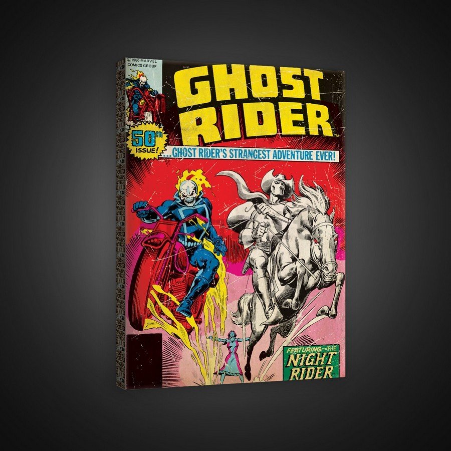 Quadro su tela: Ghost Rider (comics) - 75x100 cm