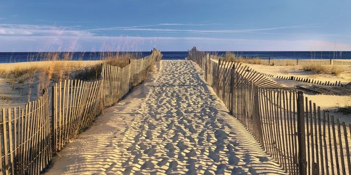 Quadro su tela - Josef Sohm, Pathway to Beach