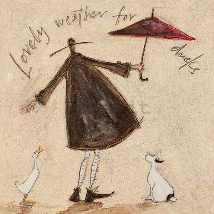 Quadro su tela - Sam Toft, Lovely Weather for Ducks