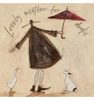 Quadro su tela - Sam Toft, Lovely Weather for Ducks