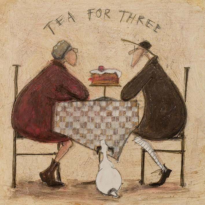 Quadro su tela - Sam Toft, Tea For Three 2
