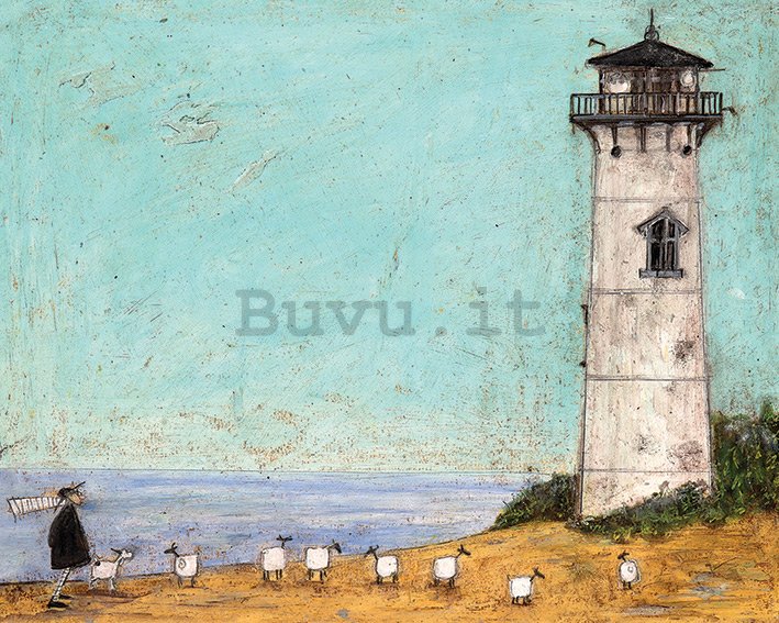 Quadro su tela - Sam Toft, Seven Sisters and a Lighthouse