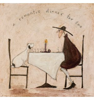 Quadro su tela - Sam Toft, A Romantic Dinner For Two