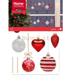 Adesivo su vetro natalizio - Decorazioni (2)