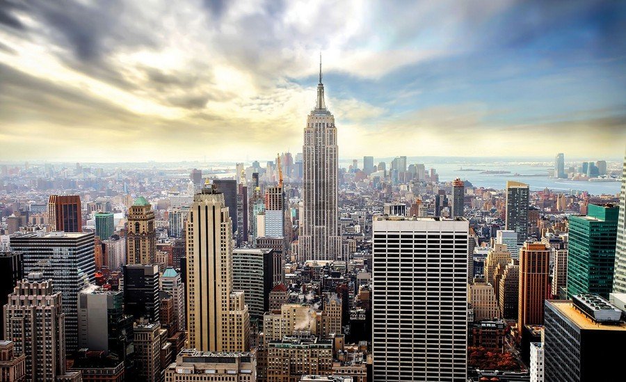 Fotomurale in TNT: Vista di Manhattan - 104x152,5 cm