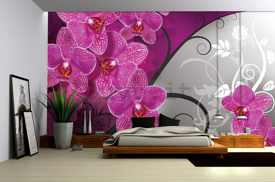 Fotomurale in TNT: Orchidee (3) - 254x368 cm