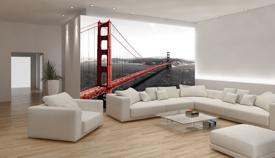 Fotomurale in TNT: Golden Gate Bridge (1) - 254x368 cm