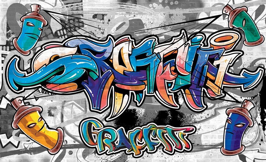 Fotomurale in TNT: Graffiti (9) - 254x368 cm