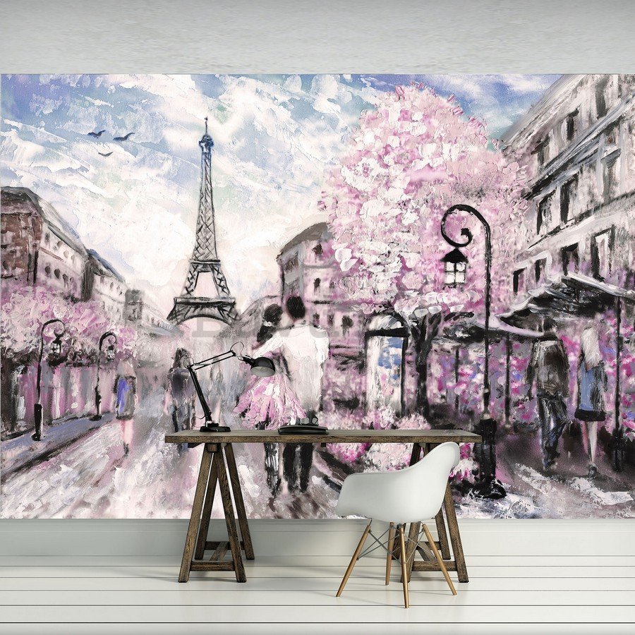 Fotomurale: Parigi (dipinta) - 254x368 cm