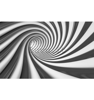 Fotomurale in TNT: Spirale nera - 184x254 cm