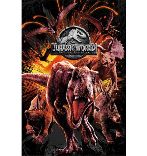 Poster - Jurassic World Fallen Kingdom (Montage)