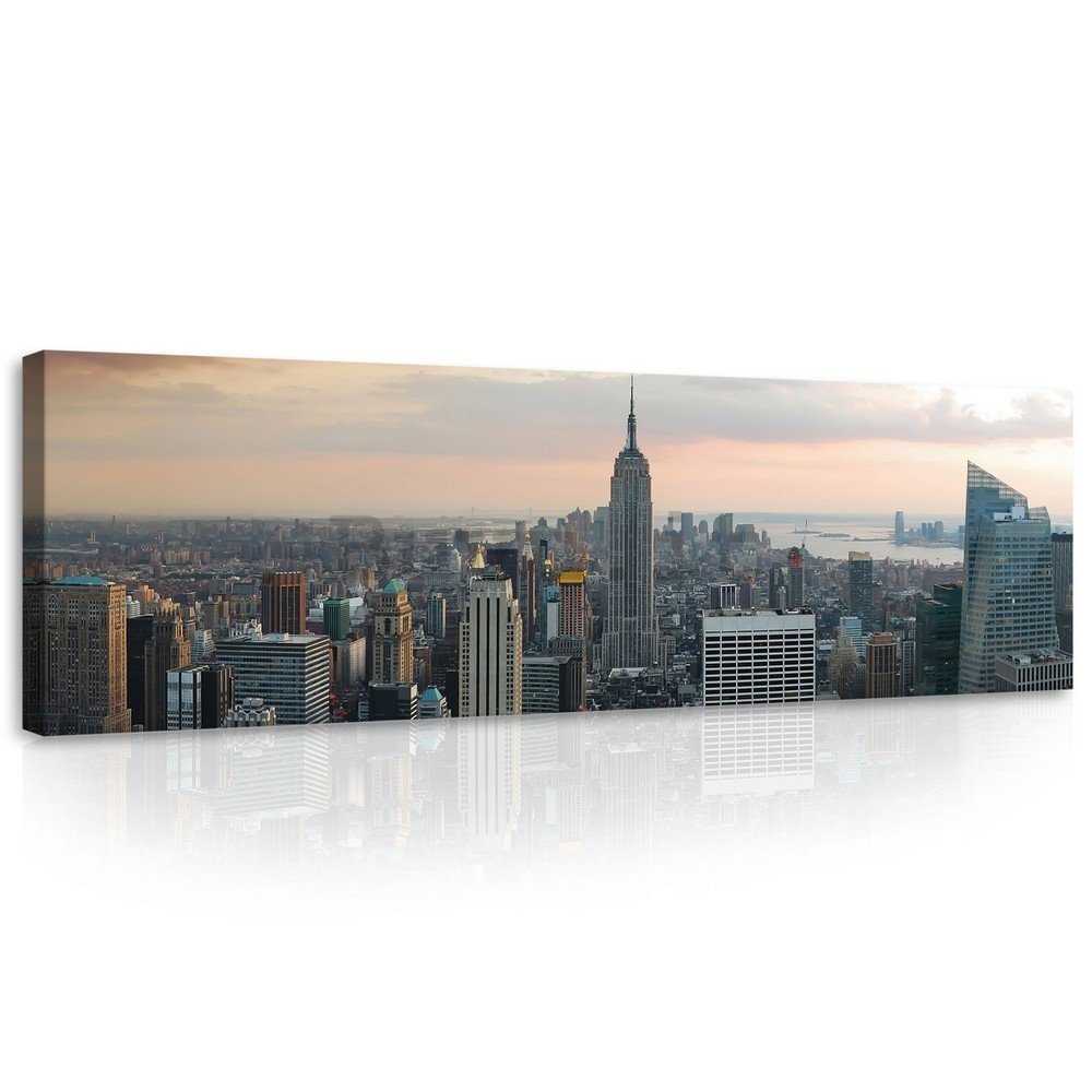 Quadro su tela: Manhattan - 145x45 cm