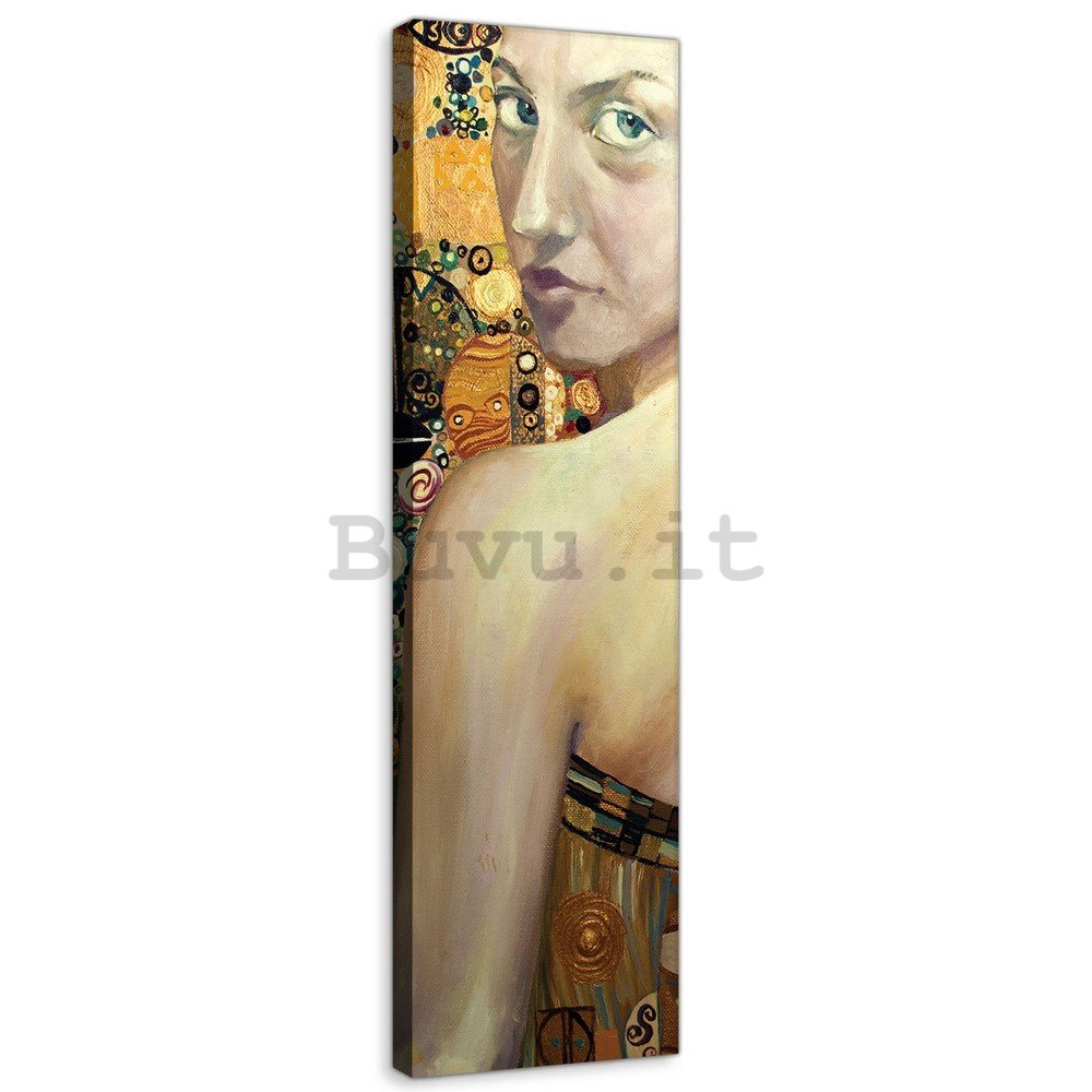 Quadro su tela: Bellezza (pittura a olio) - 145x45 cm