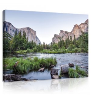 Quadro su tela: Yosemite Valley - 75x100 cm