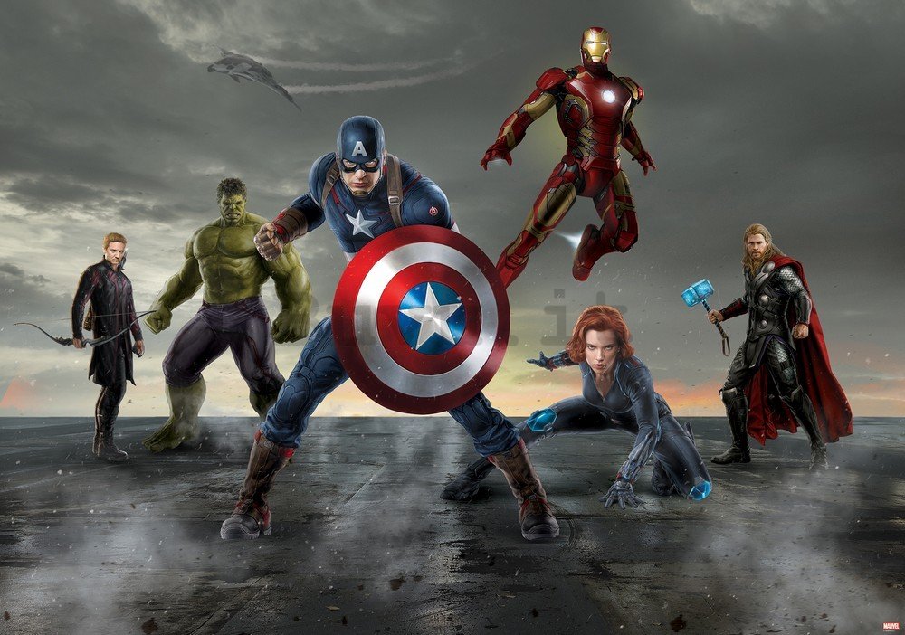 Fotomurale in TNT: Avengers (6) - 104x152,5 cm