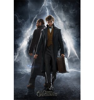 Poster - Animali fantastici I crimini di Grindelwald (Newt & Dumbledore)