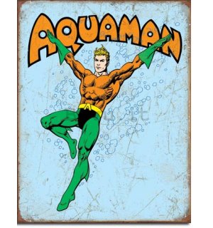 Targa in latta - Aquaman