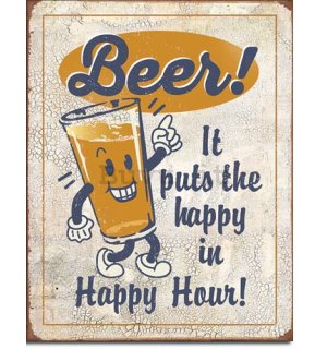 Targa in latta - Beer! Happy Hour!
