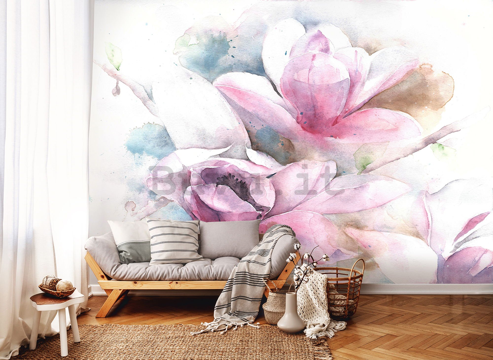 Fotomurale: Magnolia (dipinta) - 184x254 cm