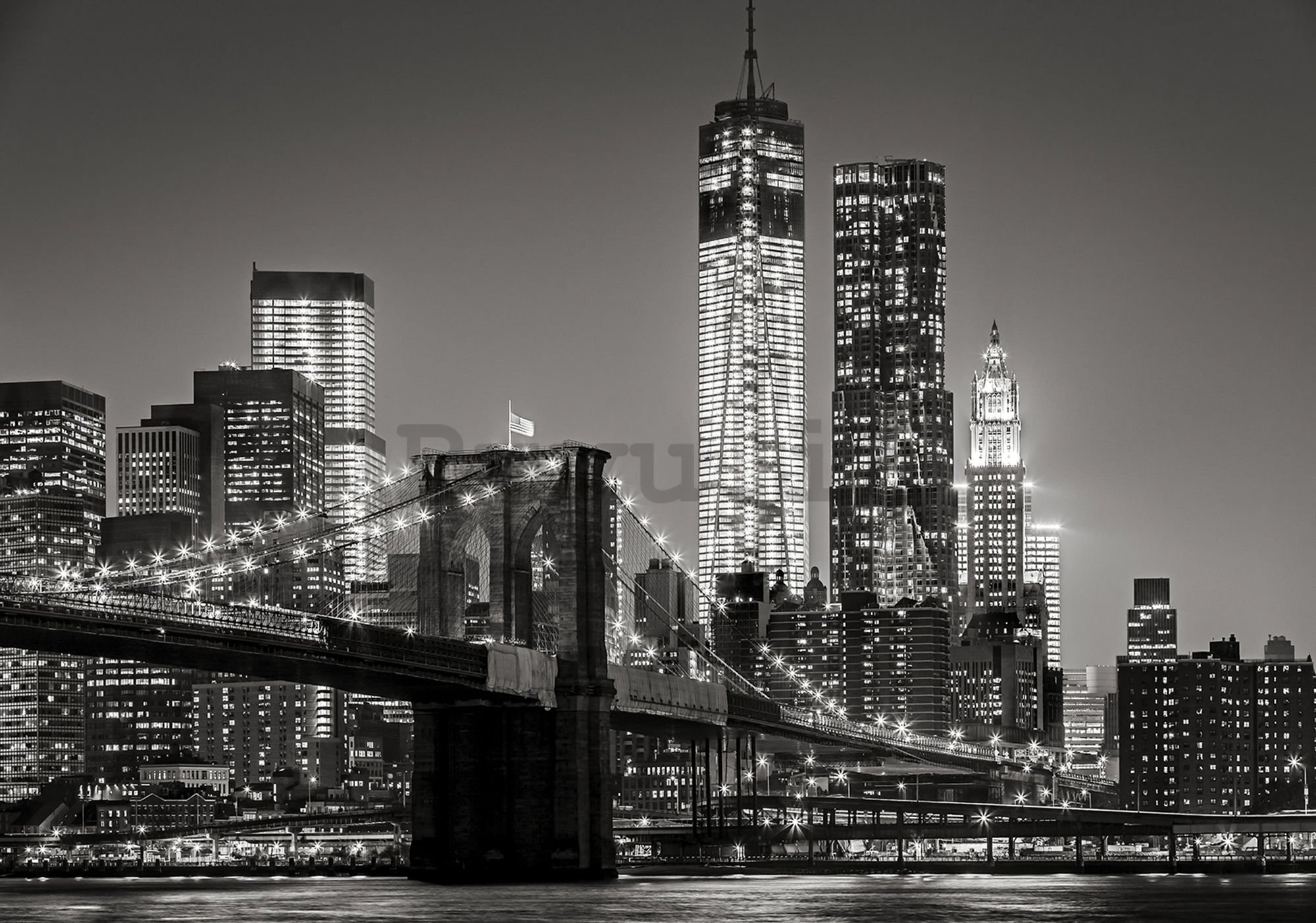 Fotomurale: Brooklyn Bridge (4) - 184x254 cm