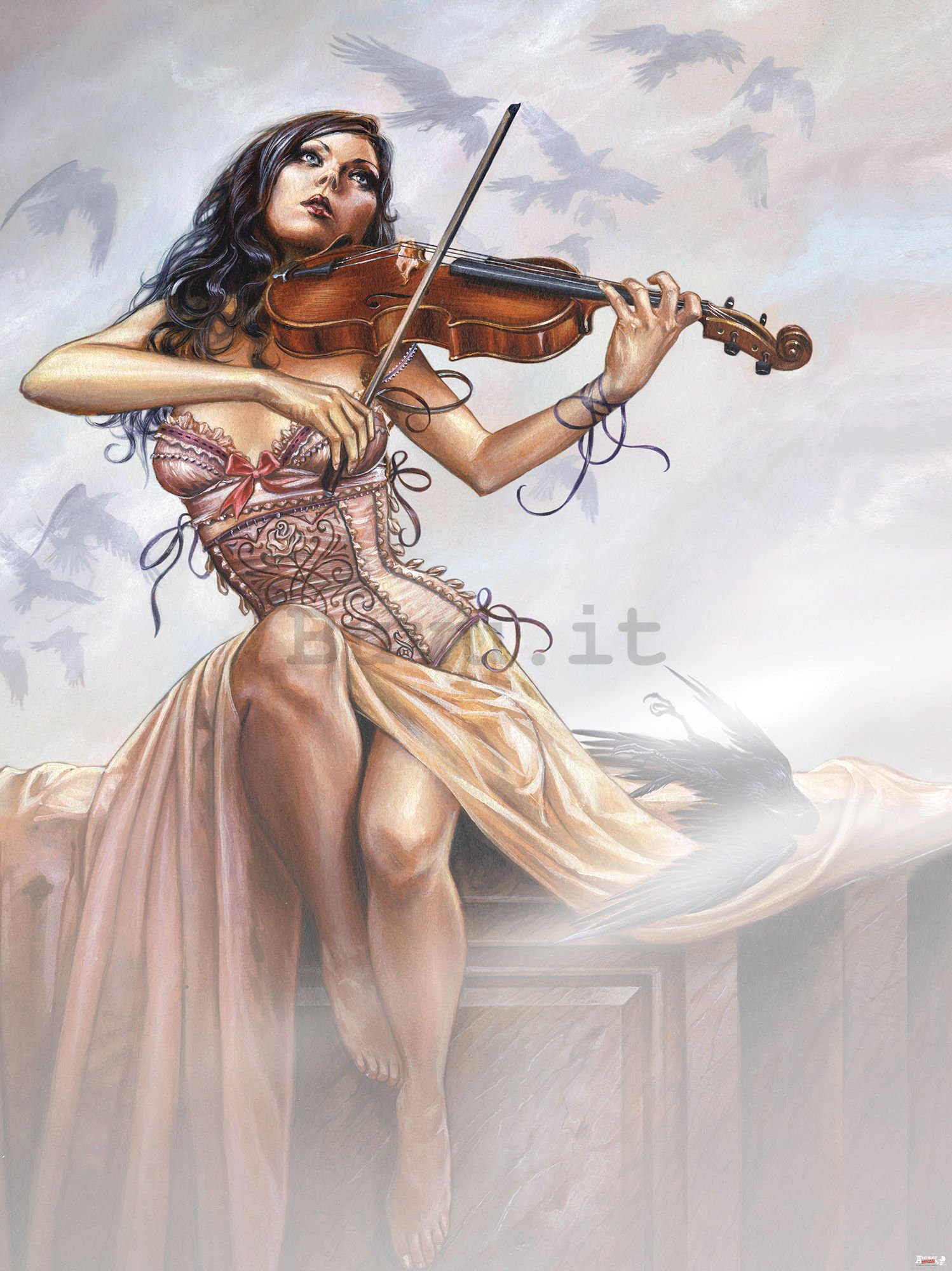Fotomurale: Alchemy Gothic (violinista) - 254x184 cm