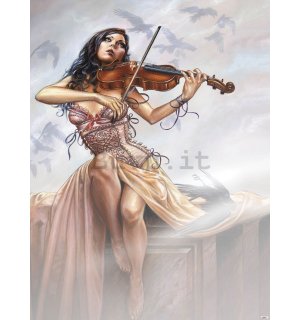 Fotomurale: Alchemy Gothic (violinista) - 254x184 cm