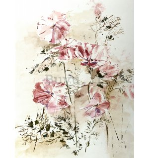 Fotomurale: Pittura floreale (1) - 254x184 cm