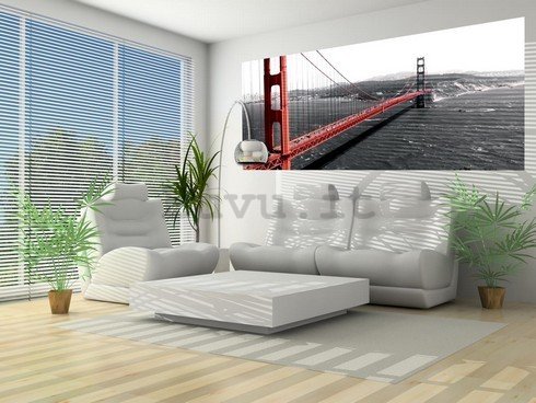 Fotomurale: Golden Gate Bridge (1) - 104x250 cm