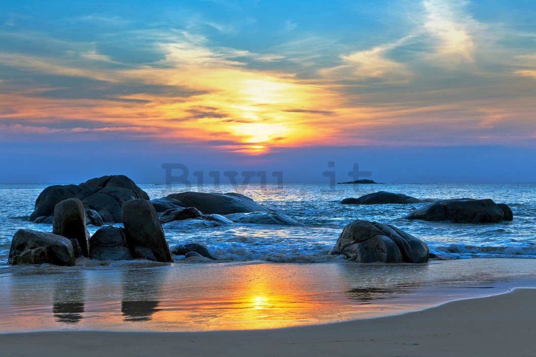 Fotomurale: Alba sulla spiaggia - 184x254 cm