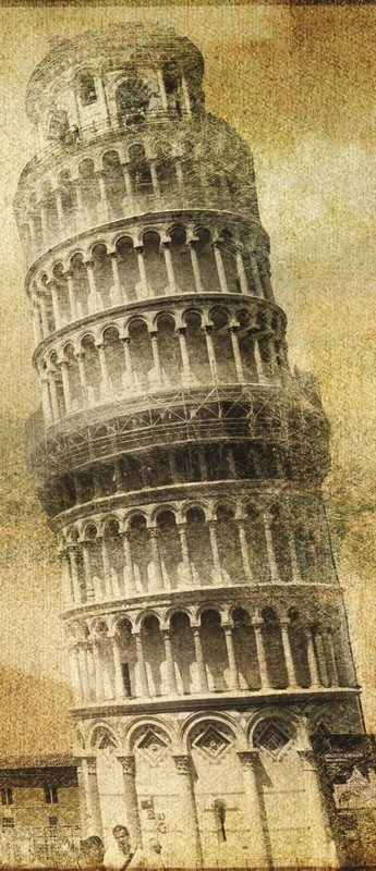 Fotomurale: Torre pendente di Pisa - 211x91 cm