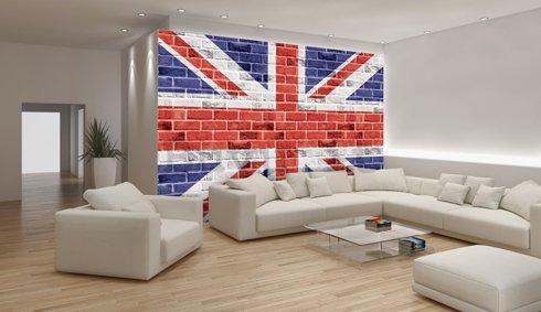 Fotomurale: Bandiera britannica (Union Jack) - 254x368 cm