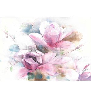 Fotomurale: Magnolia (dipinta) - 254x368 cm