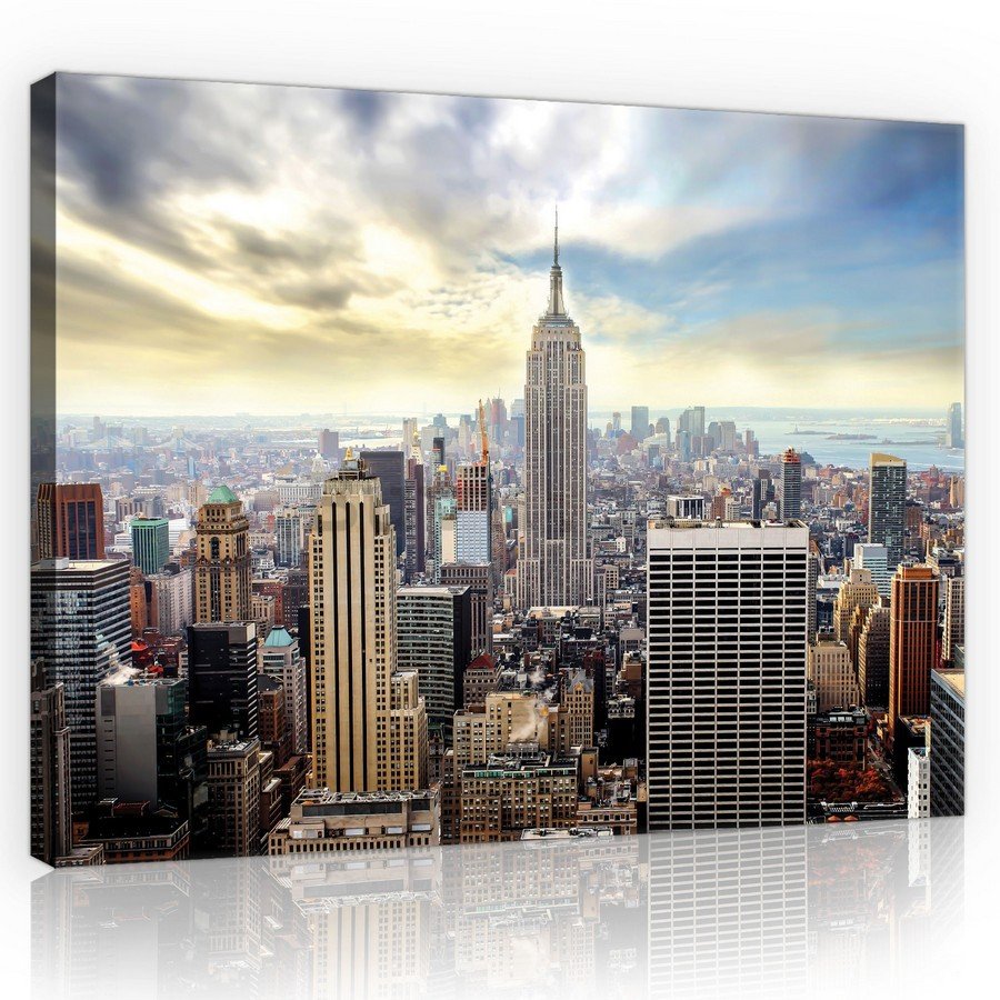 Quadro su tela: Vista di Manhattan - 75x100 cm