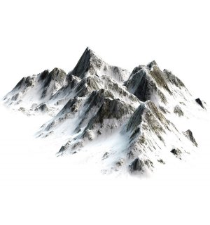 Quadro su tela: Montagne innevate - 75x100 cm