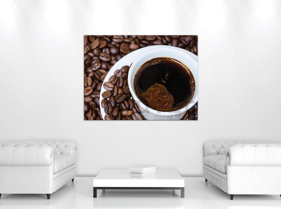 Quadro su tela: Tazza di caffè - 75x100 cm