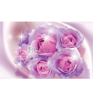 Quadro su tela: Rose rosa - 75x100 cm