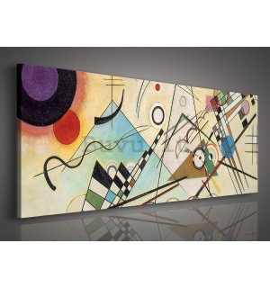 Quadro su tela: Composition 8, Vasilij Kandinskij - 145x45 cm