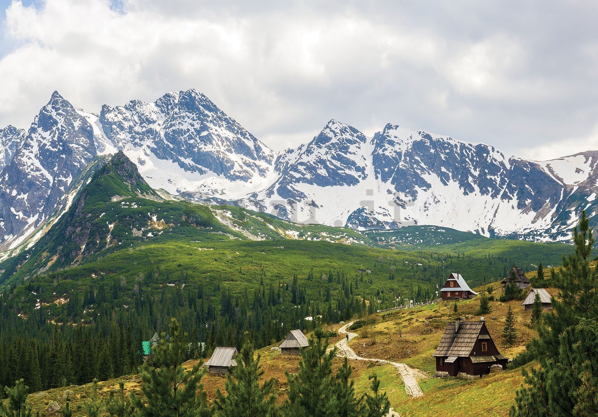 Fotomurale in TNT: Monti Tatra (1) - 416x254 cm