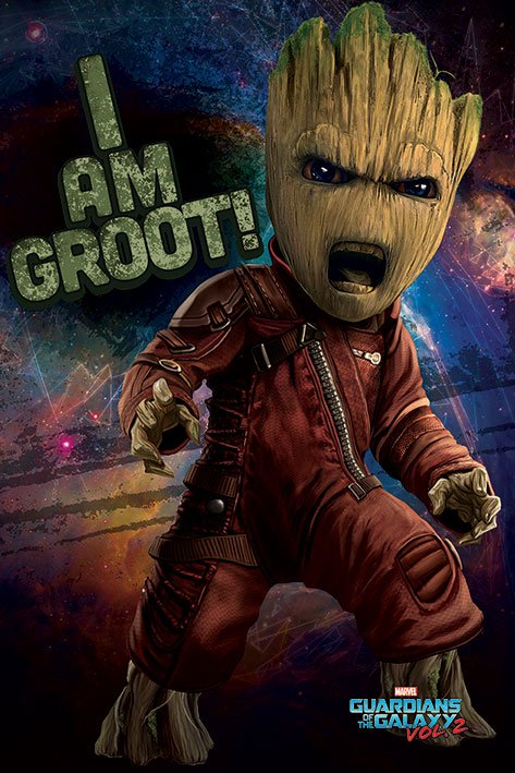 Poster - Guardians of the Galaxy vol.2 (I am Groot!)