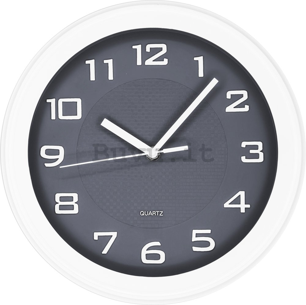 Orologio da parete: Classico (grigio) - 28 cm