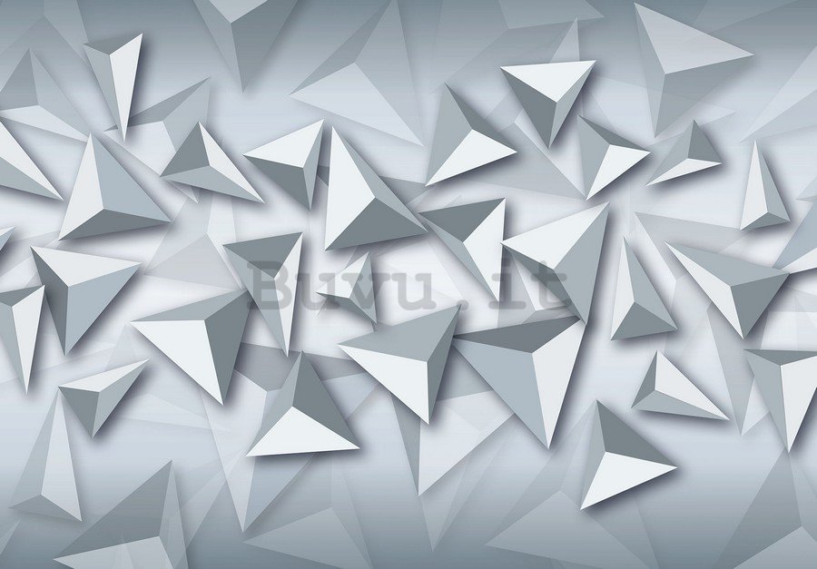 Fotomurale: Triangolo in 3D - 184x254 cm