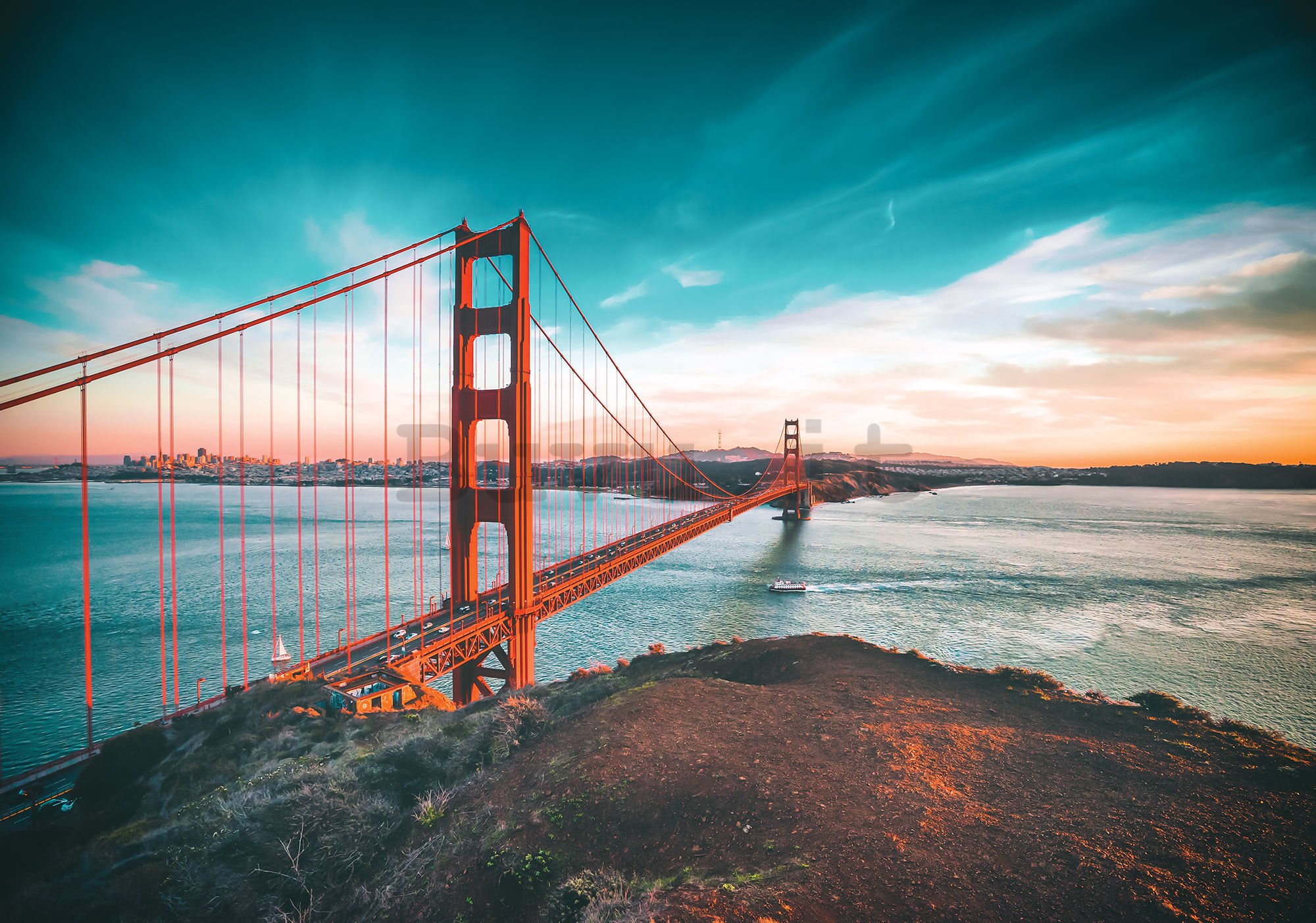Fotomurale in TNT: Ponte di San Francisco - 184x254 cm