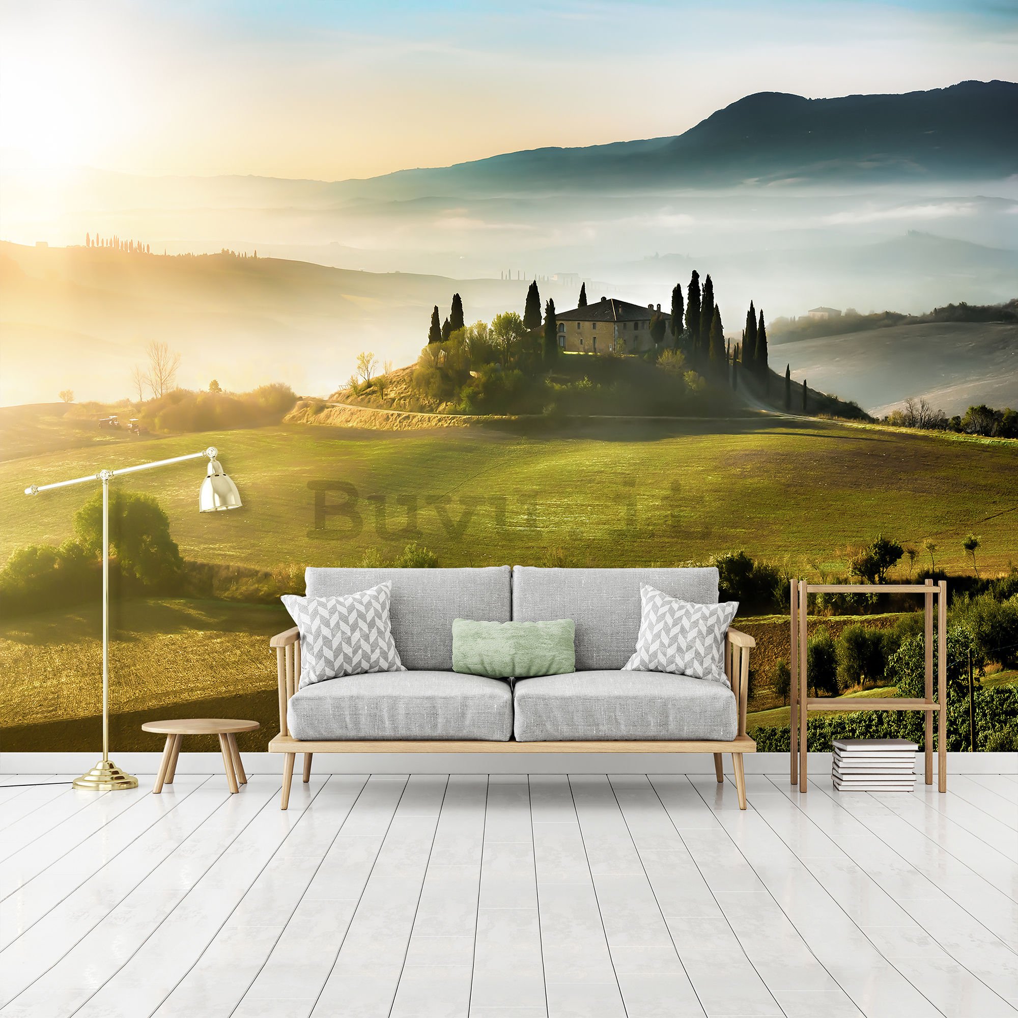 Fotomurale: Tuscany Hill - 184x254 cm