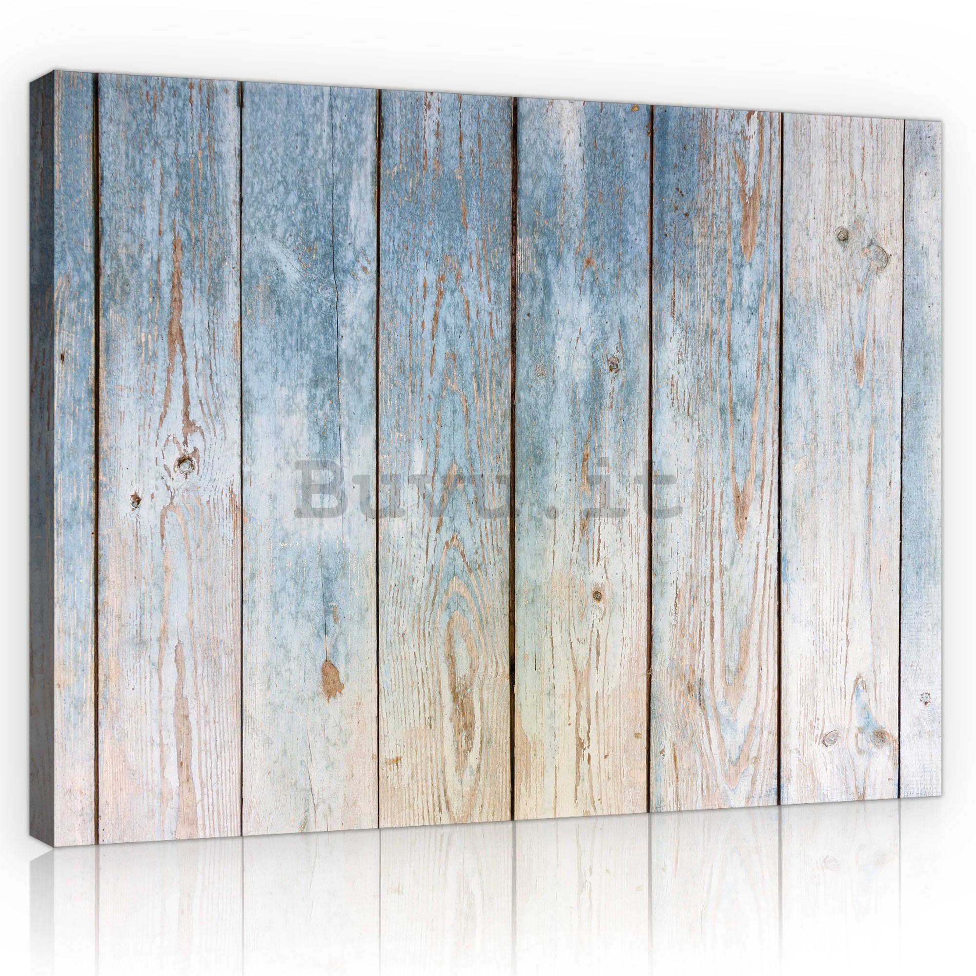 Quadro su tela: Pannelli di legno (5) - 75x100 cm