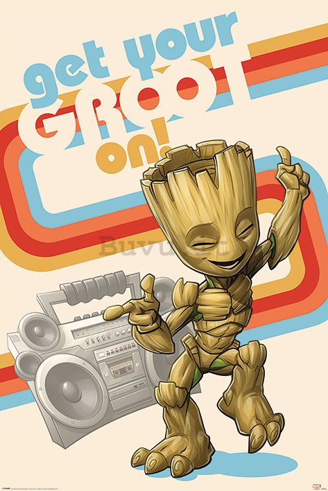 Poster - Guardians Of The Galaxy (Get Your Groot On)