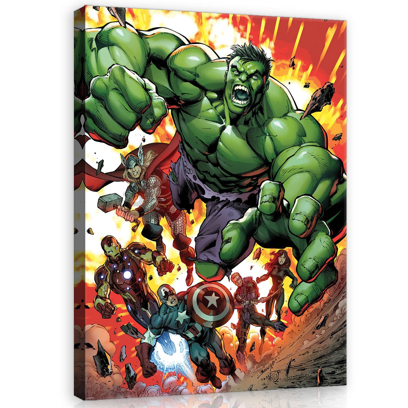 Quadro su tela: Avengers (2) - 75x100 cm