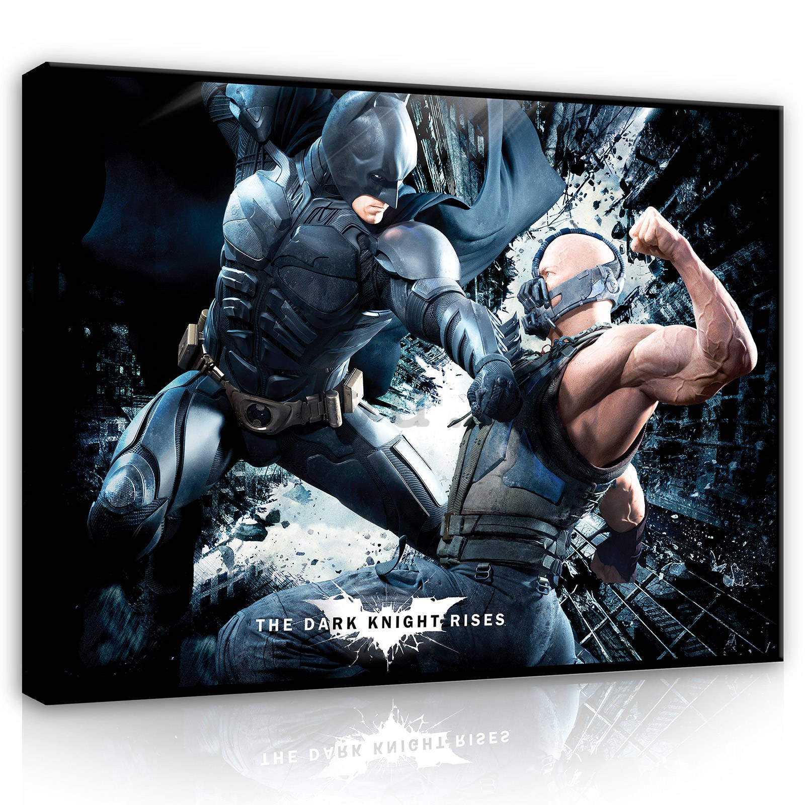 Quadro su tela: Batman & Bane - 100x75 cm
