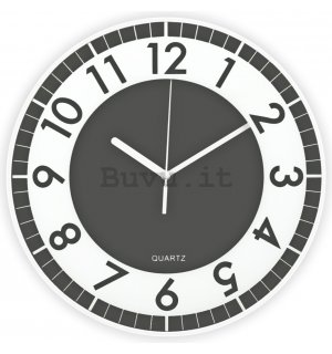 Orologio da parete: Moderno (grigio scuro) - 30 cm